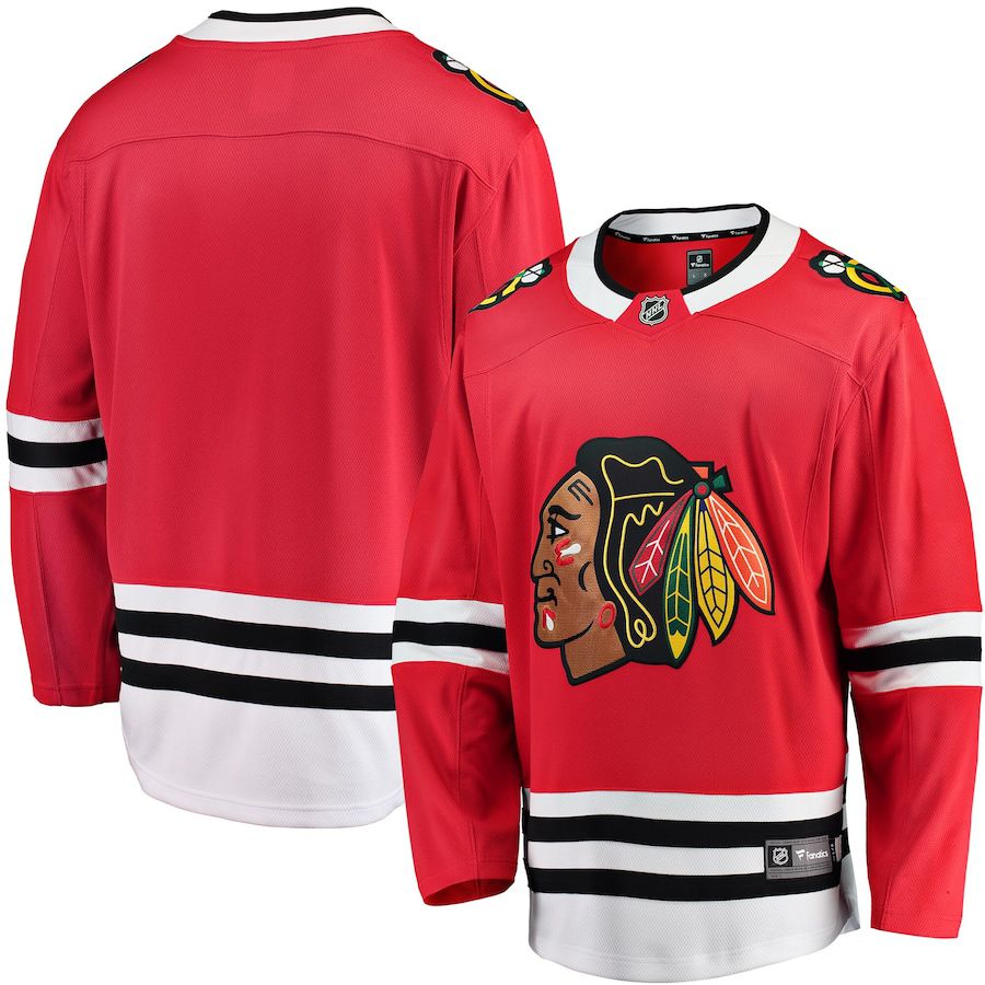 Men Chicago Blackhawks Fanatics Branded Red Breakaway Home NHL Jersey->chicago blackhawks->NHL Jersey